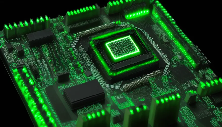 Green Light On Motherboard