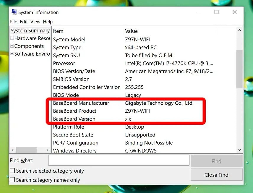 How To Find My Motherboard Model And Bios Version